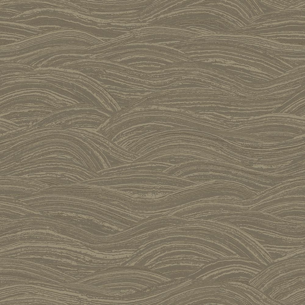 A-Street Prints by Brewster 2971-86364 Dimensions Leith Gold Zen Waves Wallpaper