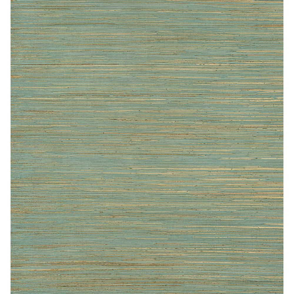 A-Street Prints by Brewster 2972-86125 Kira Turquoise Hemp Grasscloth Wallpaper