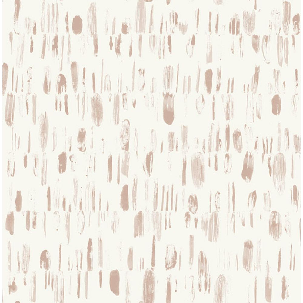A-Street Prints by Brewster 2973-90205 Dwell Pink Brushstrokes Wallpaper