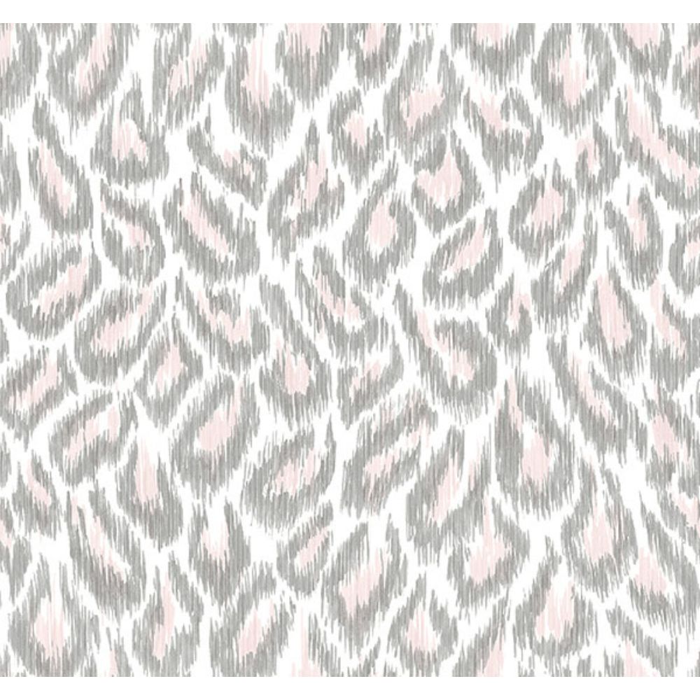 A-Street Prints by Brewster 2973-90303 Electra Blush Leopard Spot String Wallpaper