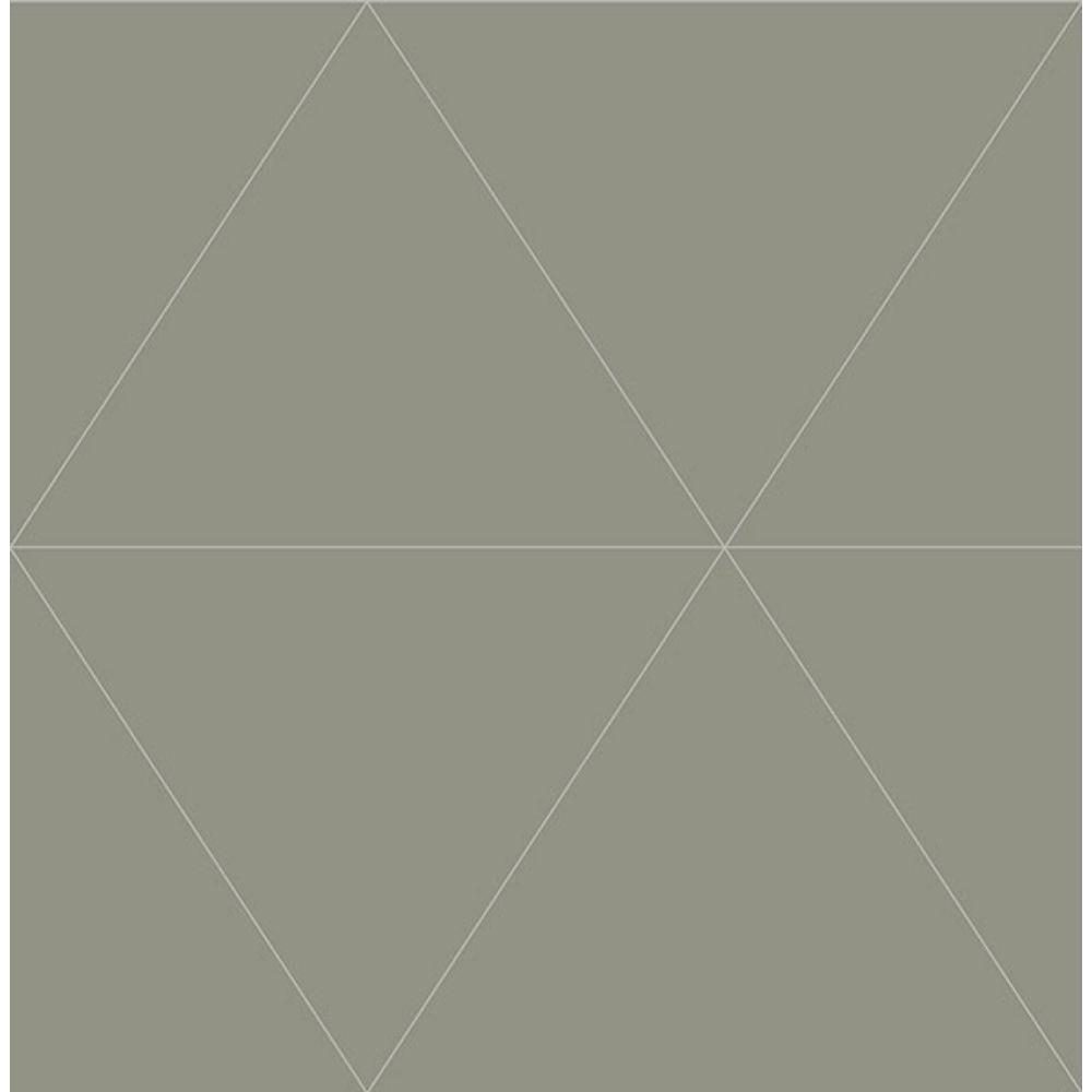 A-Street Prints by Brewster 2973-91012 Twilight Silver Geometric Wallpaper