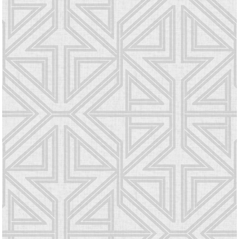A-Street Prints by Brewster 2975-26227 Scott Living II Kachel Grey Geometric Wallcovering