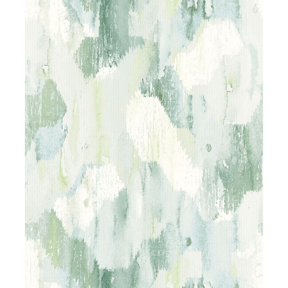A-Street Prints by Brewster 2975-26262 Scott Living II Mahi Green Abstract Wallcovering