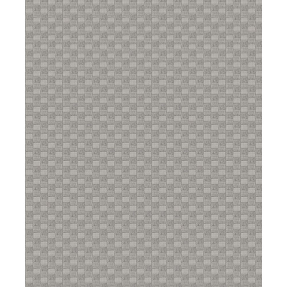 A-Street Prints by Brewster 2976-86506 Ira Taupe Checkered Wallpaper