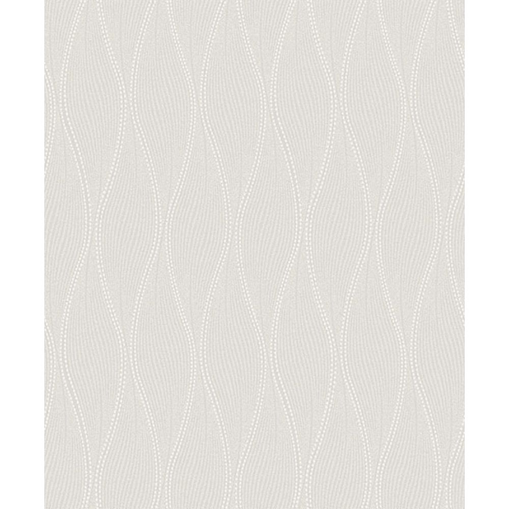 A-Street Prints by Brewster 2976-86518 Tetsu Silver Ogee Wave Wallpaper