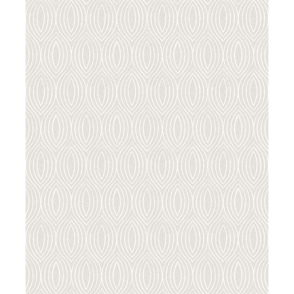 A-Street Prints by Brewster 2976-86521 Rino Silver Ogee Wallpaper