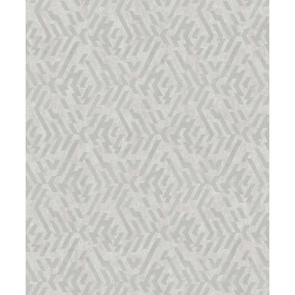 A-Street Prints by Brewster 2976-86535 Kila Grey Geometric Wallpaper