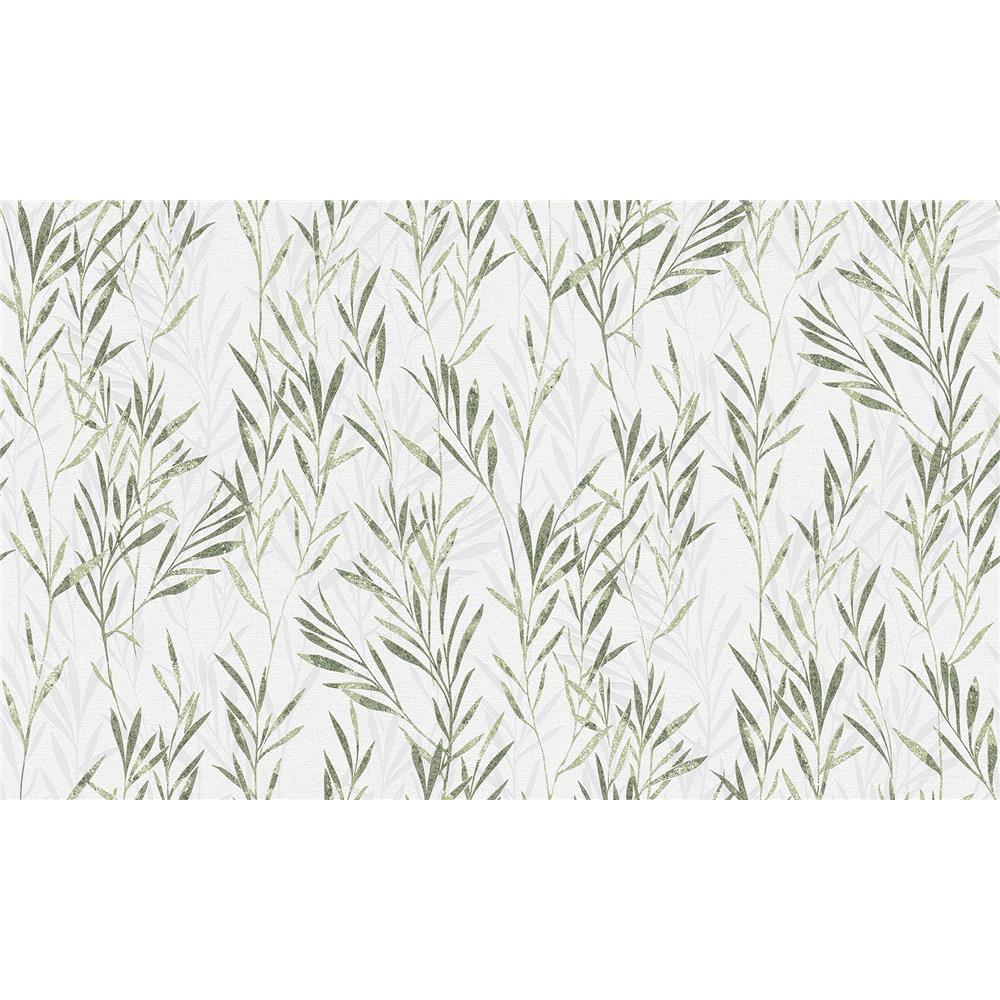 Advantage by Brewster 2979-36712-3 Bondi Green Botanical Wallpaper