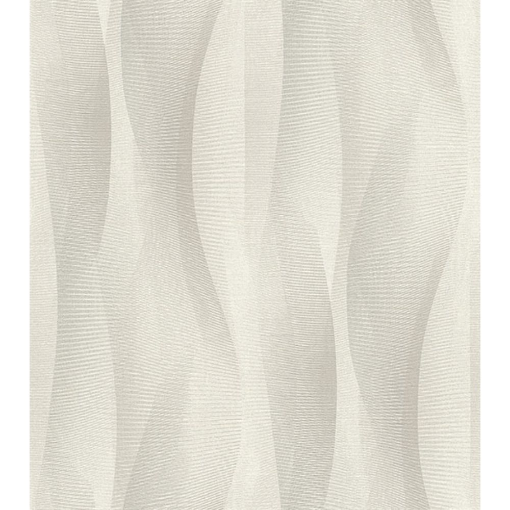 Advantage by Brewster 2980-651508 Currin Light Grey Wave Wallpaper