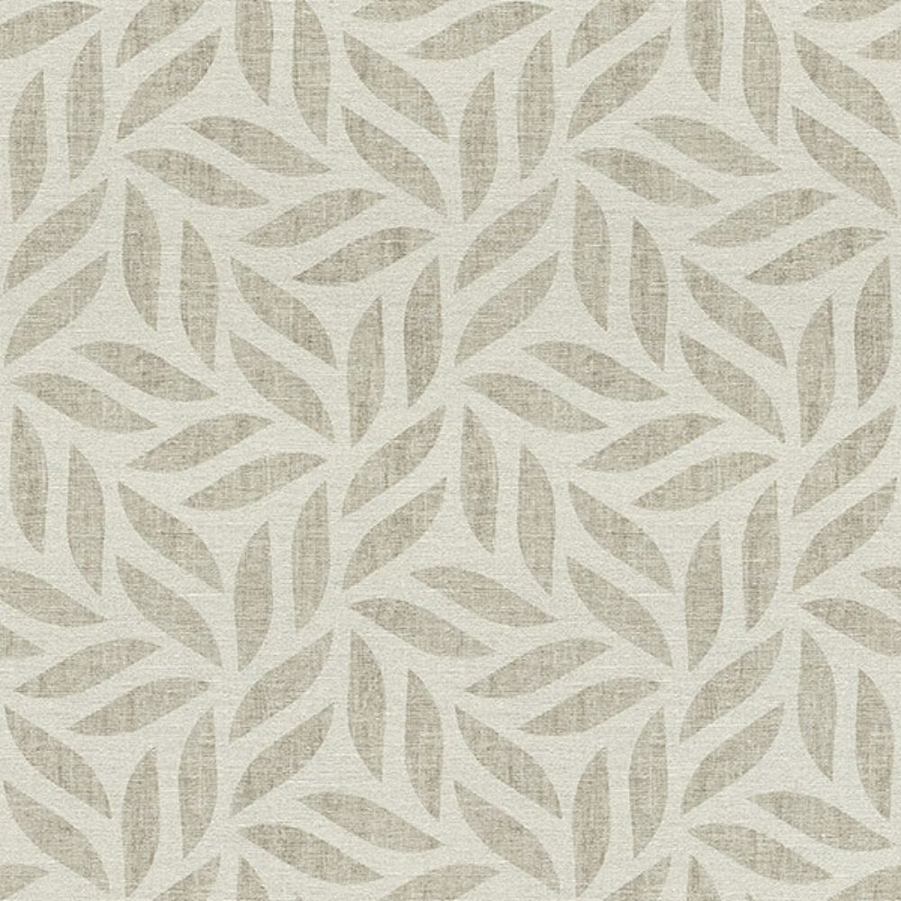 Advantage by Brewster 2980-704631 Sagano Light Grey Leaf Wallpaper