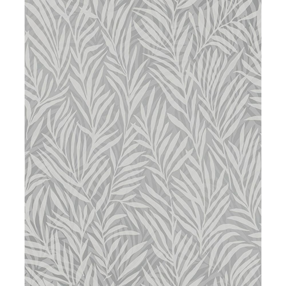 Advantage by Brewster 2980-M52509 Holzer Grey Fern Wallpaper