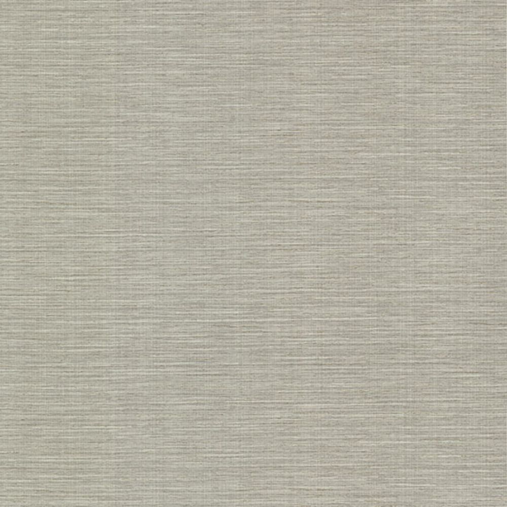 Warner by Brewster 2984-2782 Bay Ridge Light Grey Faux Grasscloth Wallpaper