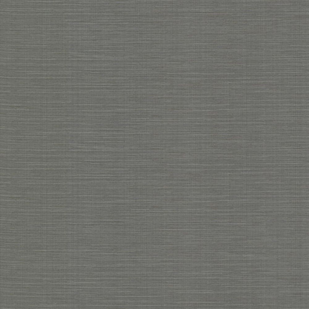 Warner by Brewster 2984-2783 Bay Ridge Charcoal Faux Grasscloth Wallpaper