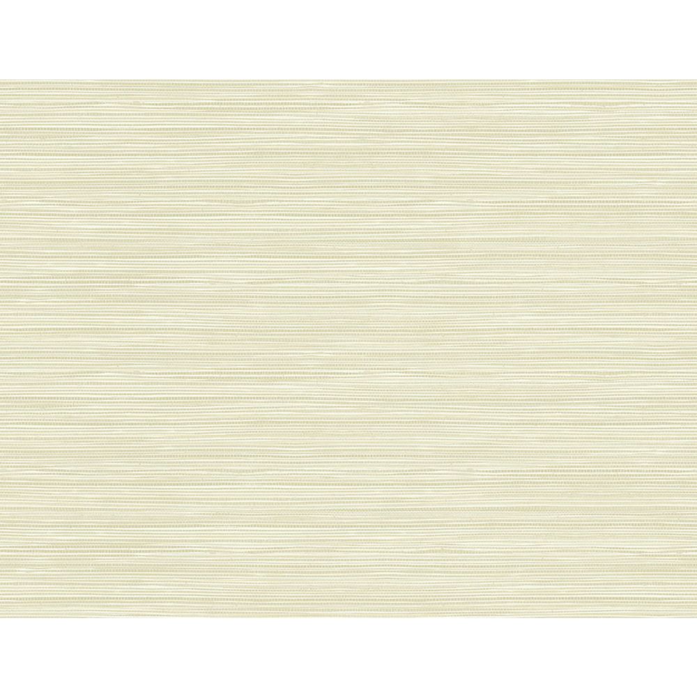 Warner by Brewster 2984-40904 Bondi Cream Grasscloth Texture Wallpaper