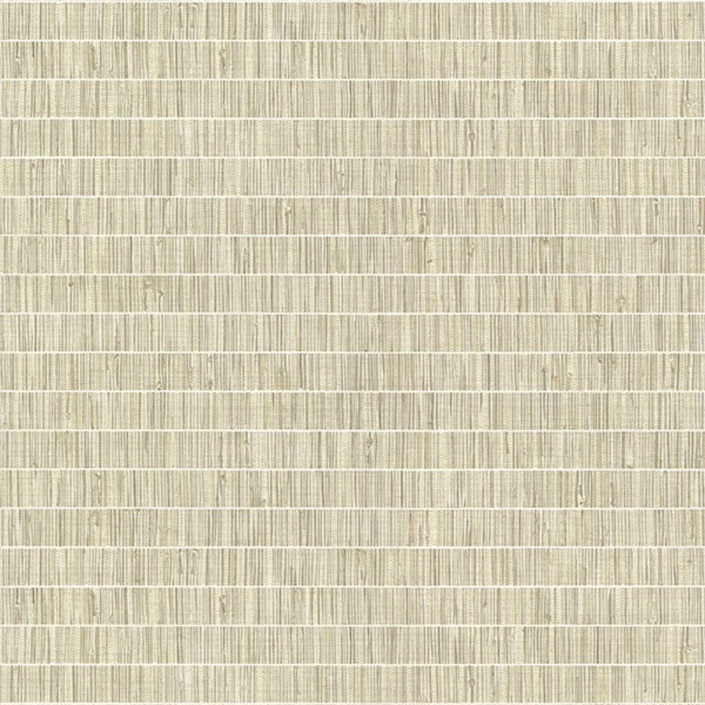 Warner by Brewster 2984-70007 Luz Taupe Faux Grasscloth Wallpaper