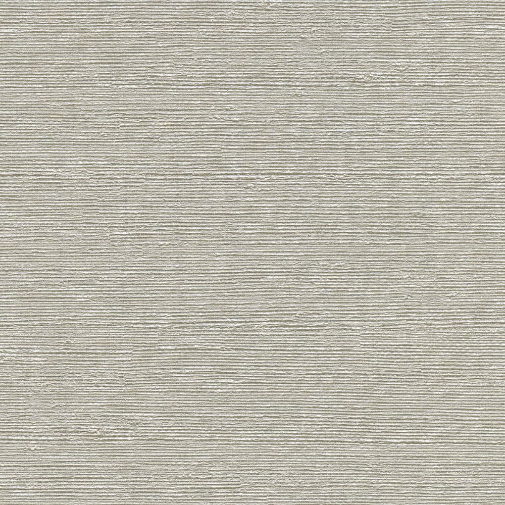 Warner by Brewster 2984-8004 Aspero Light Grey Faux Grasscloth Wallpaper