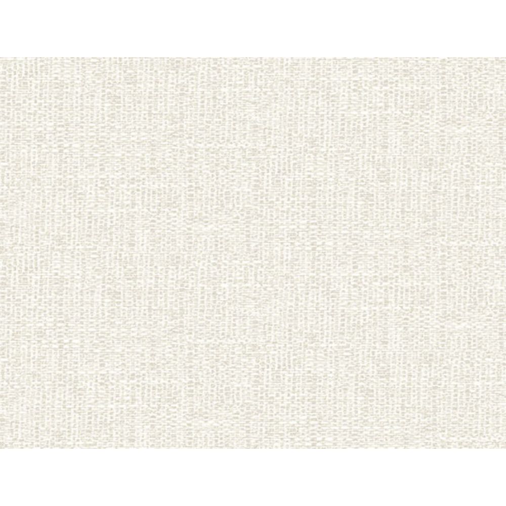 A-Street Prints by Brewster 2988-70900 Snuggle White Woven Texture Wallpaper