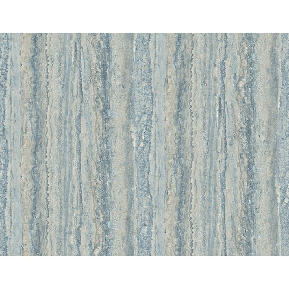 A-Street Prints by Brewster 2988-71102 Hilton Blue Marbled Paper Wallpaper