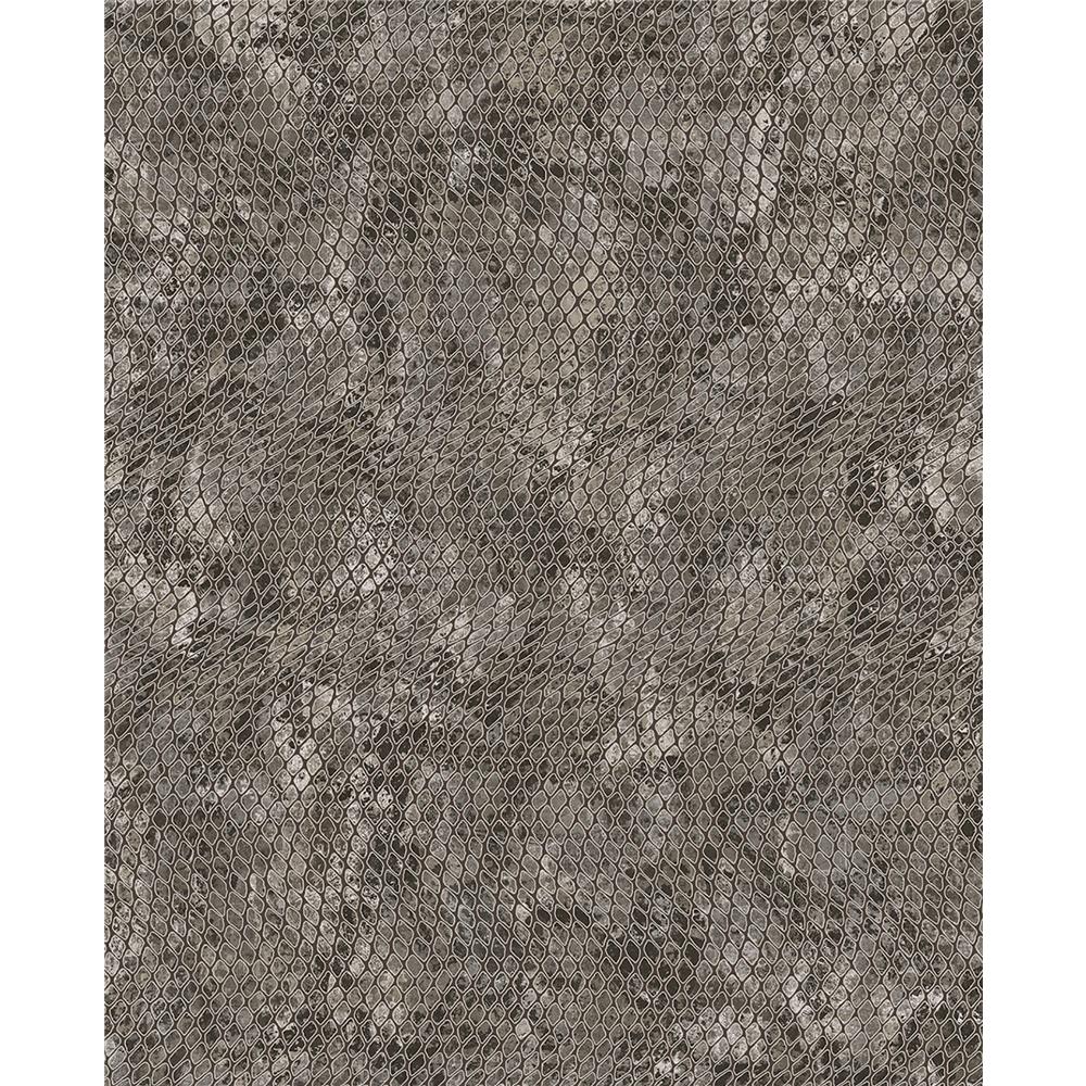Eijffinger by Brewster 300521 Viper Grey Snakeskin Wallpaper