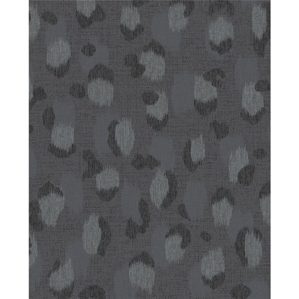 Eijffinger by Brewster 300545 Javan Black Leopard Wallpaper