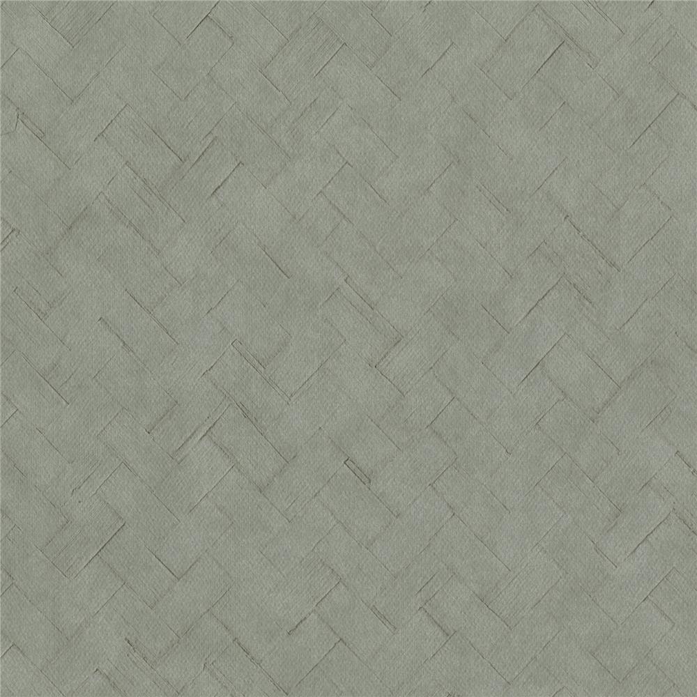 Warner Textures by Brewster 3097-13 Texture Grey Basketweave Sidewall Wallpaper