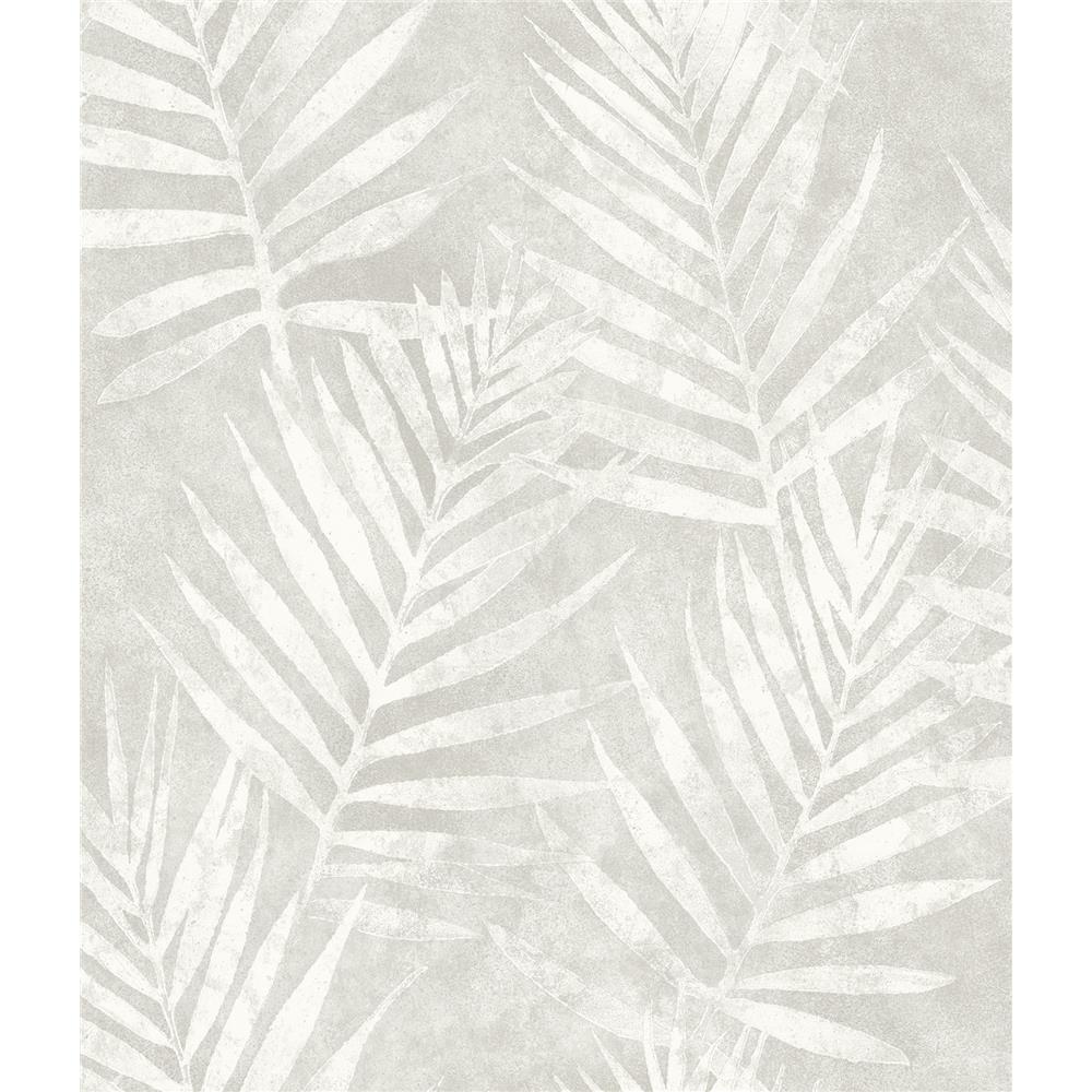 Chesapeake by Brewster 3117-675311 The Vineyard Amador Silver Palm Wallpaper