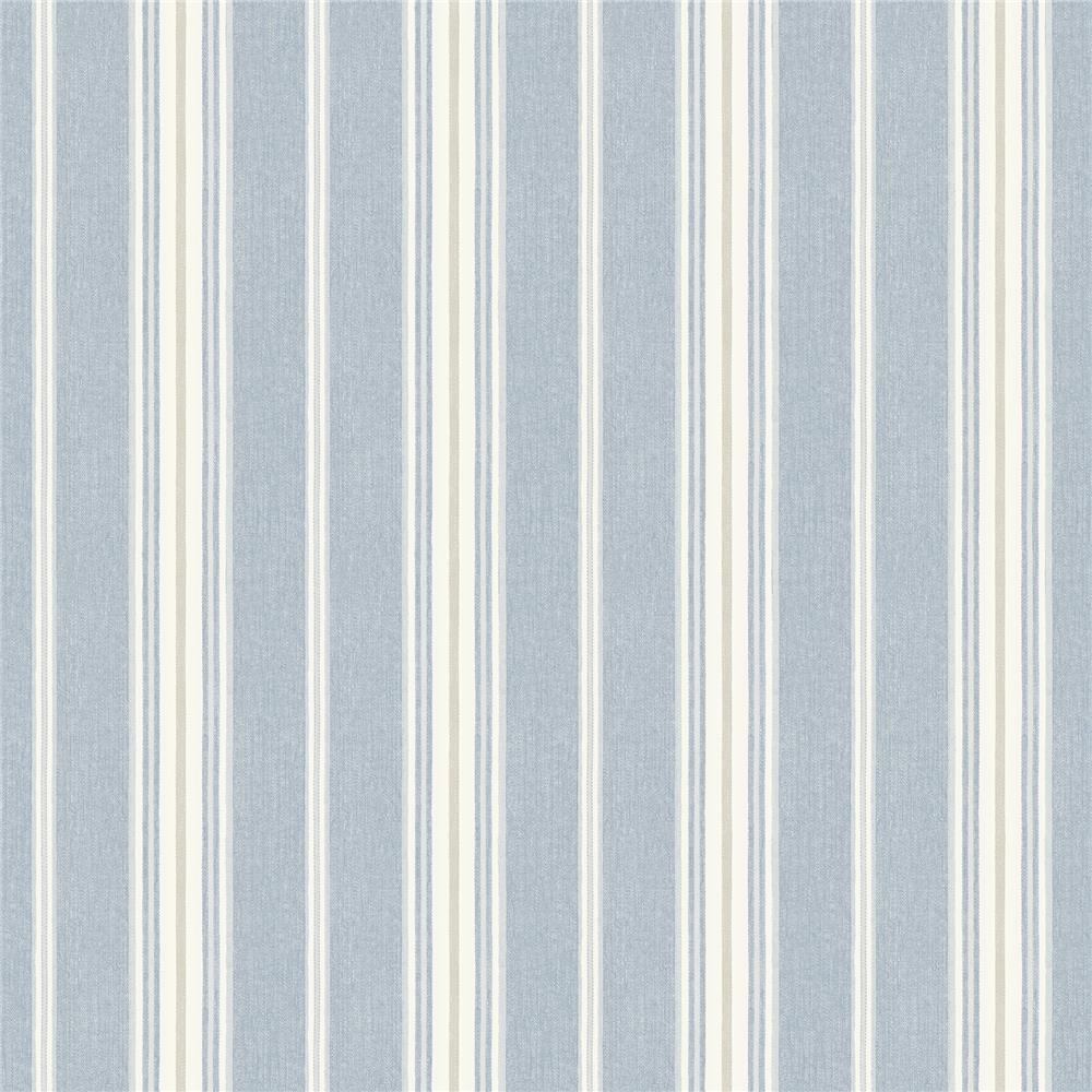 Chesapeake by Brewster 3119-491016 Cooper Denim Stripe Wallpaper