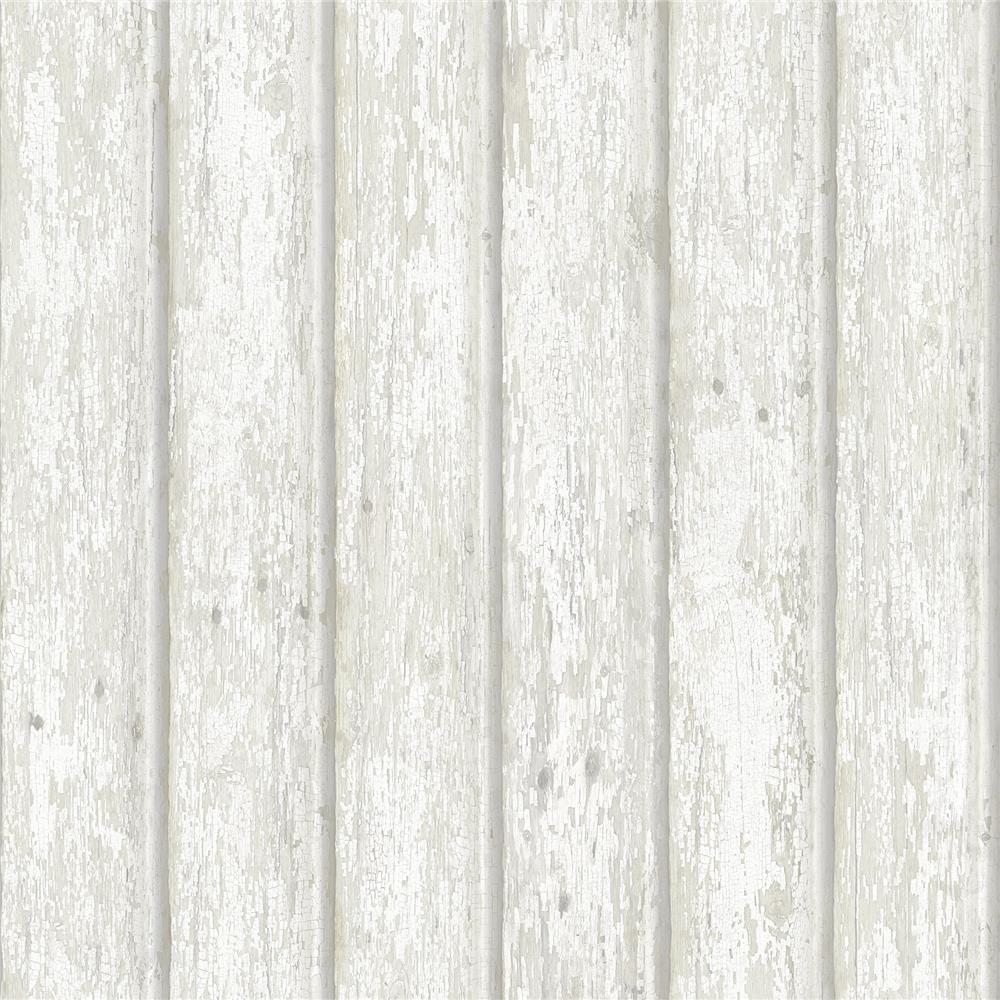 Chesapeake by Brewster 3119-66106 Jack White Weathered Clapboards Wallpaper