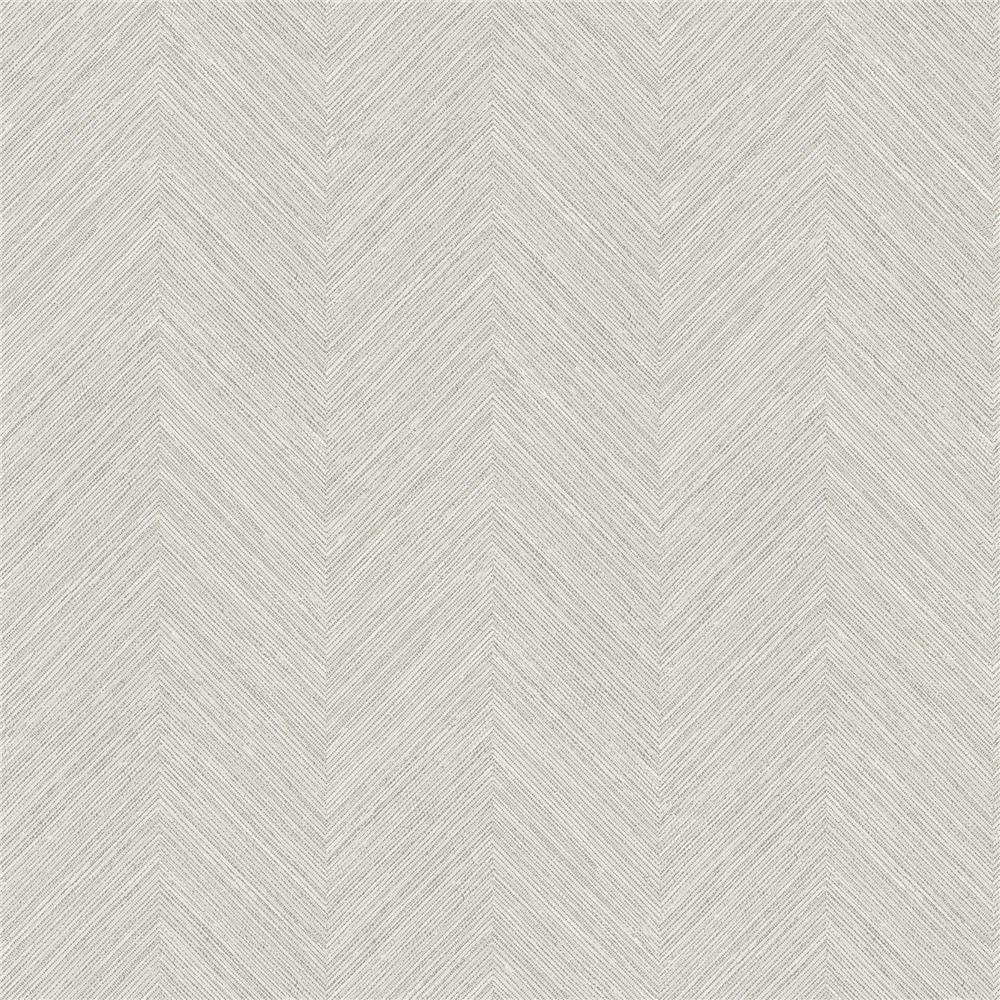 Chesapeake by Brewster 3120-13676 Sanibel Caladesi Light Grey Faux Linen Wallpaper