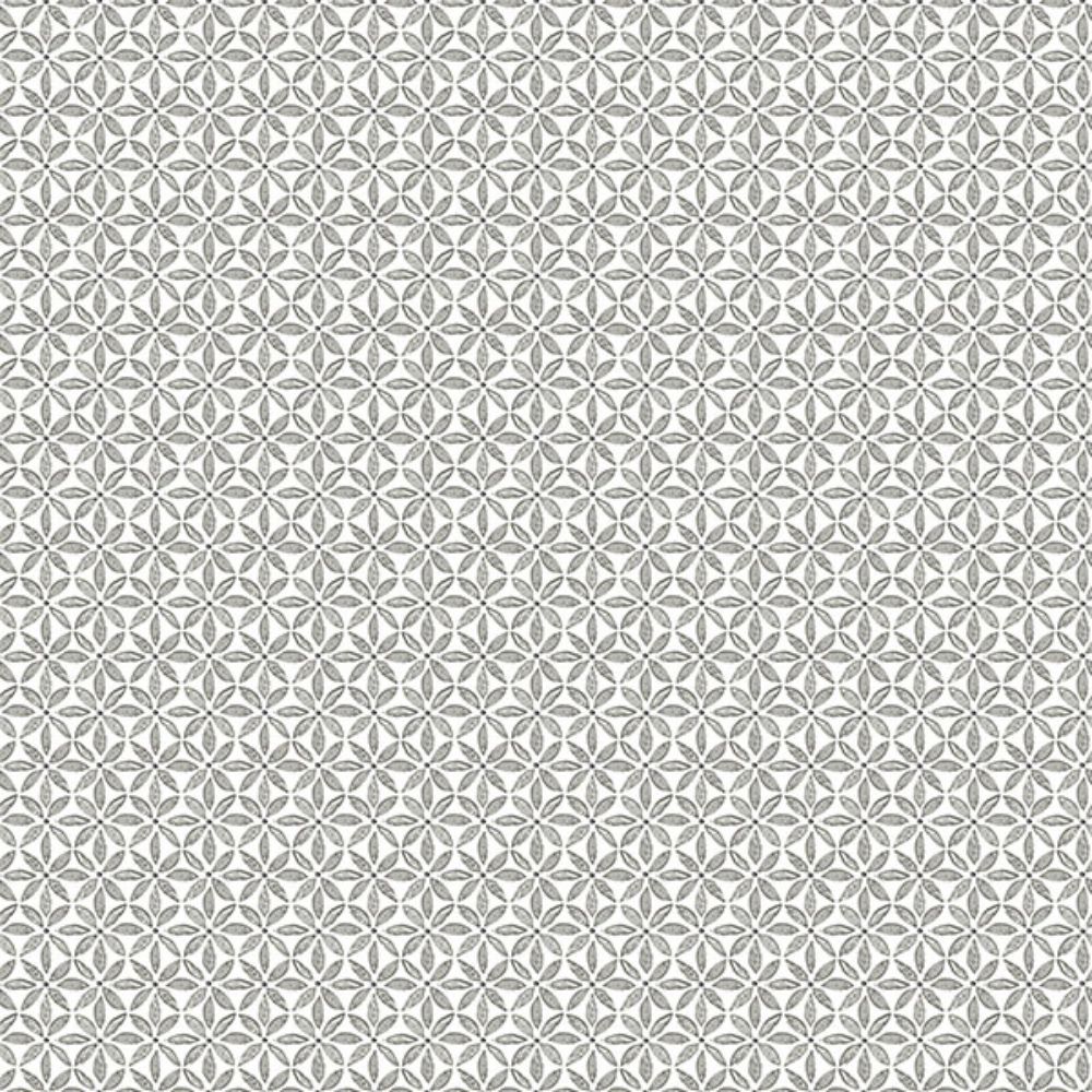 Chesapeake by Brewster 3122-10613 Jellia Charcoal Petal Geometric Wallpaper
