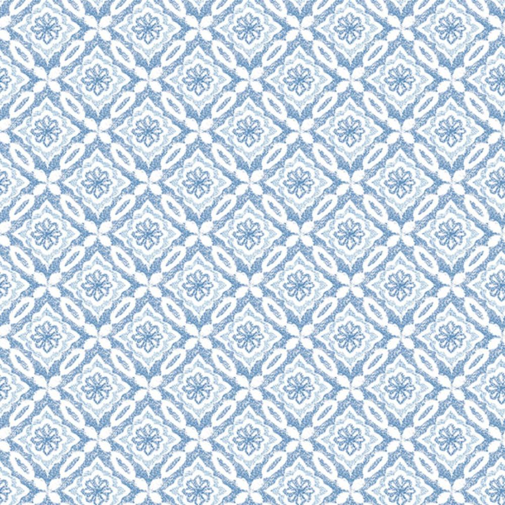 Chesapeake by Brewster 3122-10702 Hugson Blue Quilted Damask Wallpaper