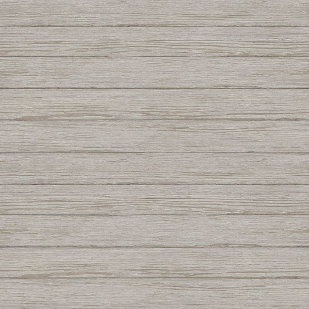 Chesapeake by Brewster 3122-11210 Ozma Light Grey Wood Plank Wallpaper