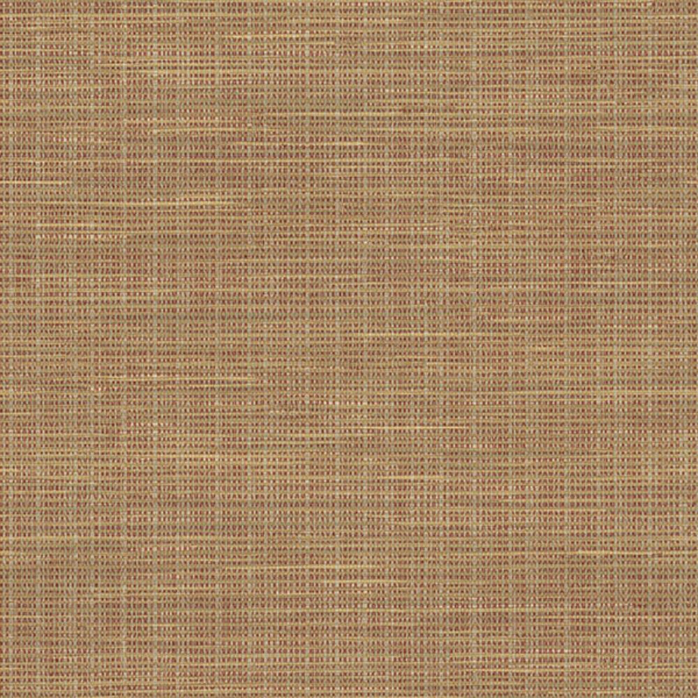 Chesapeake by Brewster 3123-01695 Kent Red Woven Wallpaper