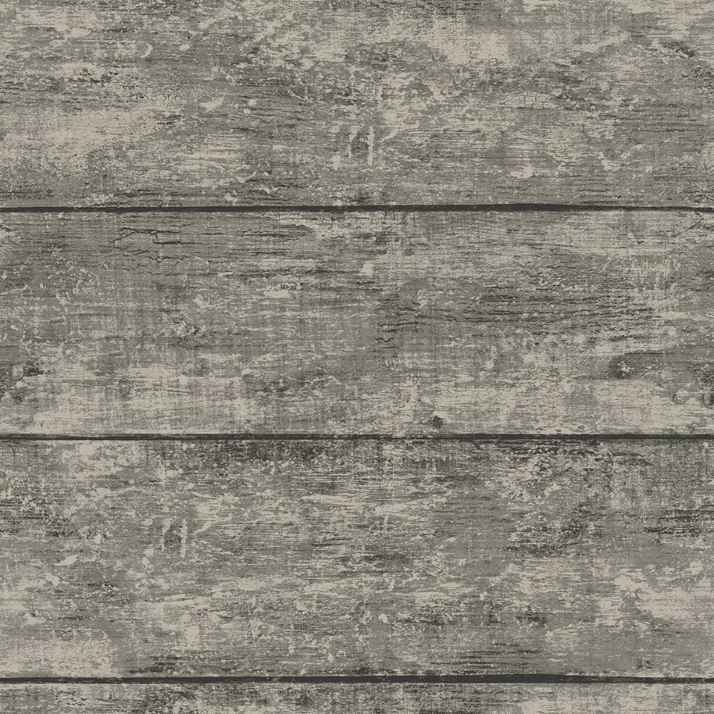 Chesapeake by Brewster 3124-13972 Cabin Charcoal Wood Planks Wallpaper