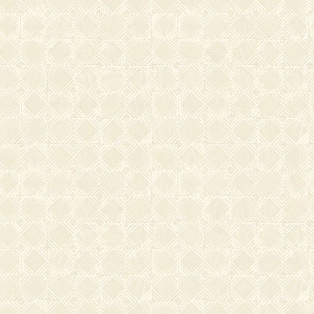 Chesapeake by Brewster 3125-72307 Button Block Taupe Geometric Wallpaper