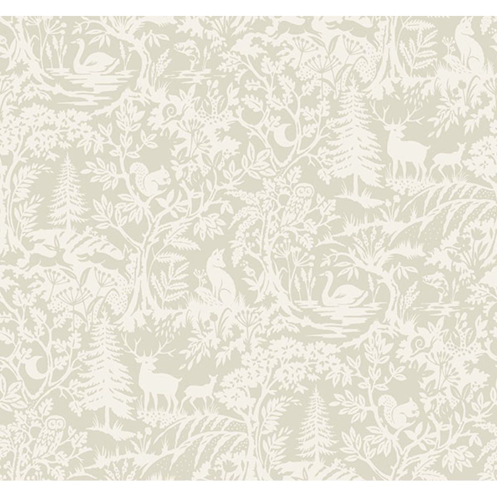 Chesapeake by Brewster 3125-72325 Alrick Taupe Forest Venture Wallpaper