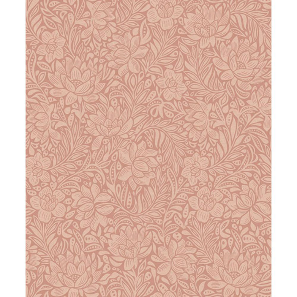 Eijffinger by Brewster 316023 Zahara Coral Floral Wallpaper