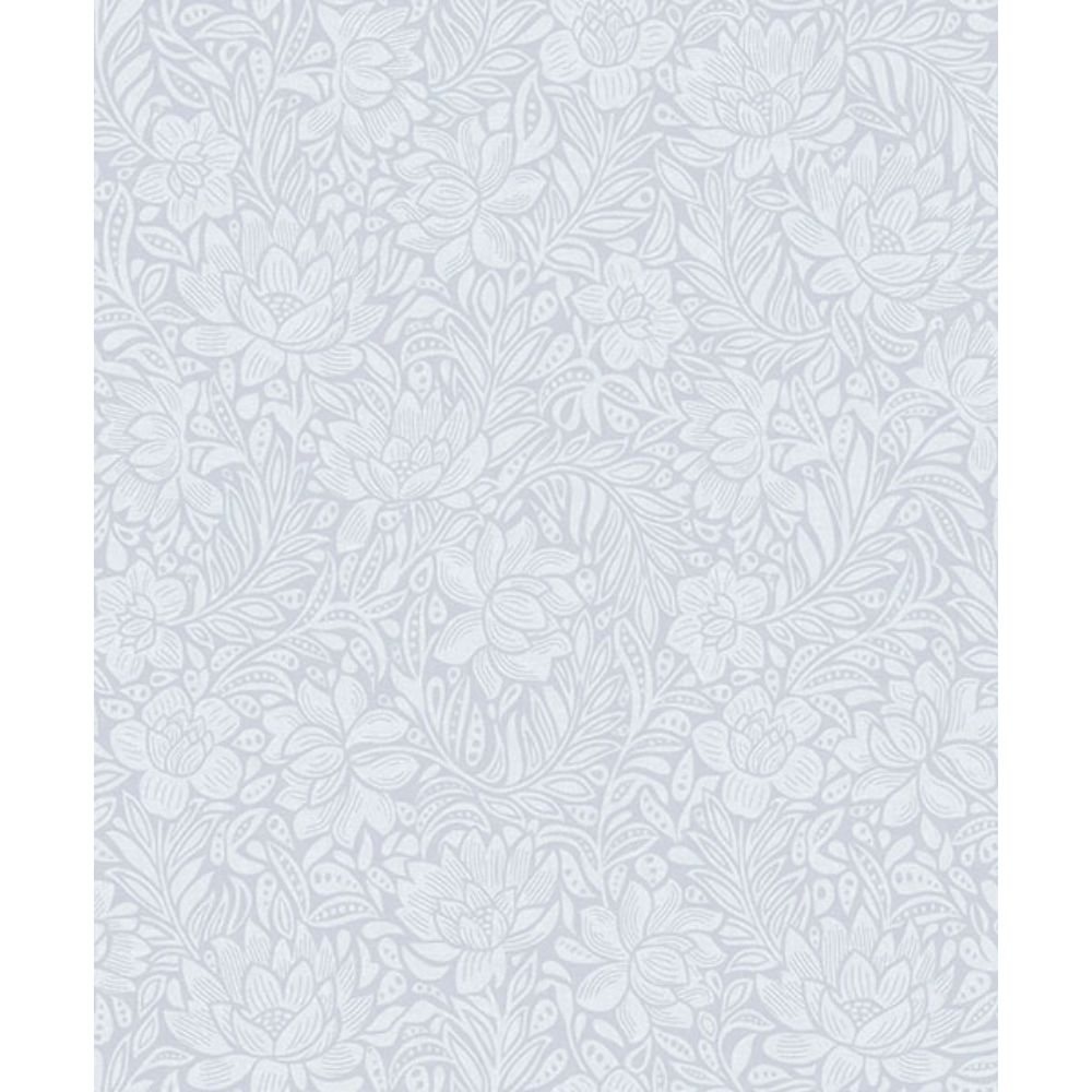 Eijffinger by Brewster 316026 Zahara Periwinkle Floral Wallpaper