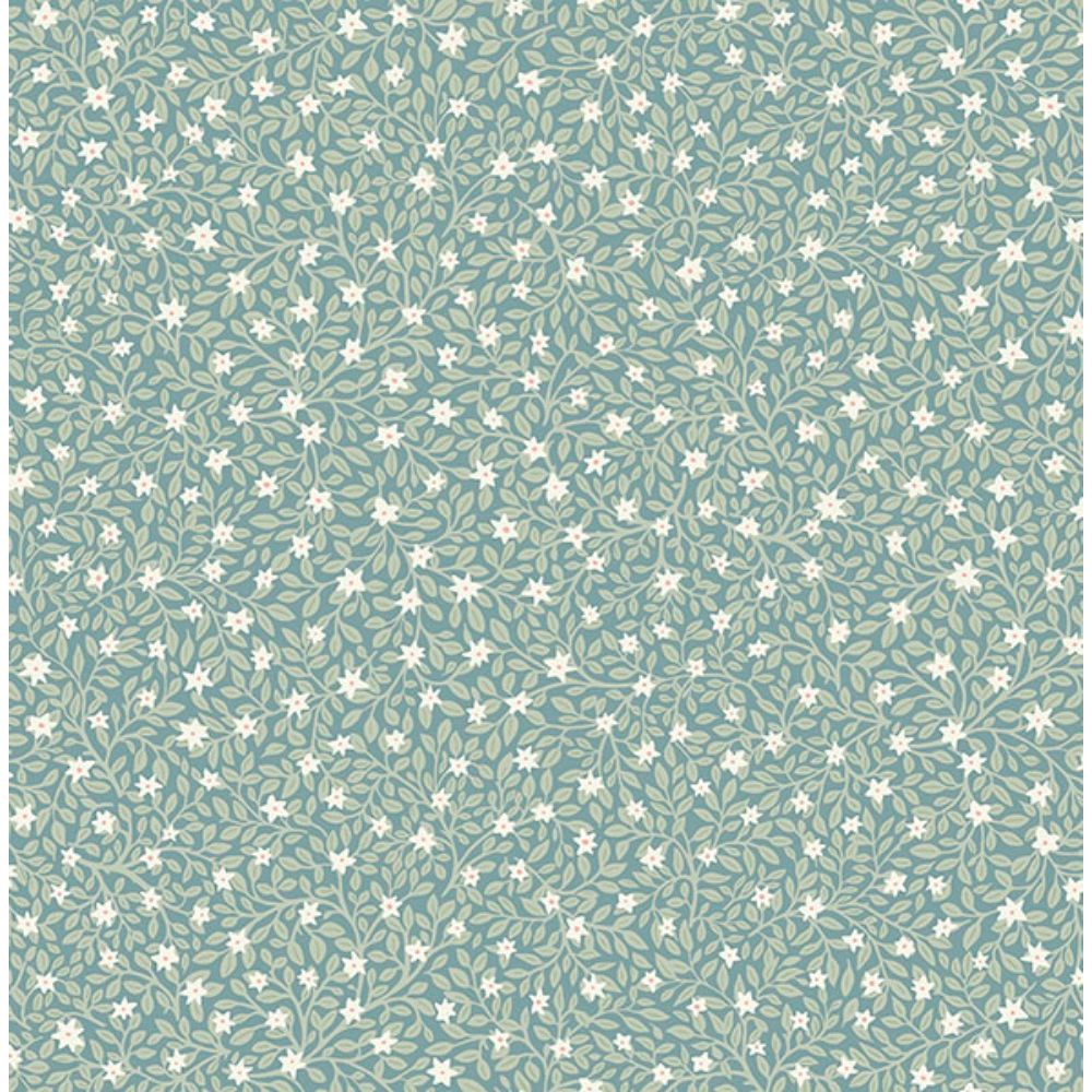 Eijffinger by Brewster 316054 Marguerite Sea Green Floral Wallpaper