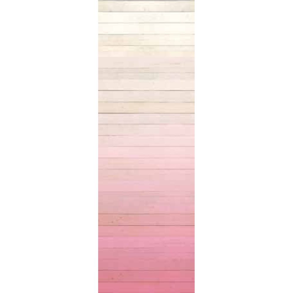 Eijffinger by Brewster 330283 Ibiza Degrado Pink Ombre Painted Wood Wall Mural in Pink