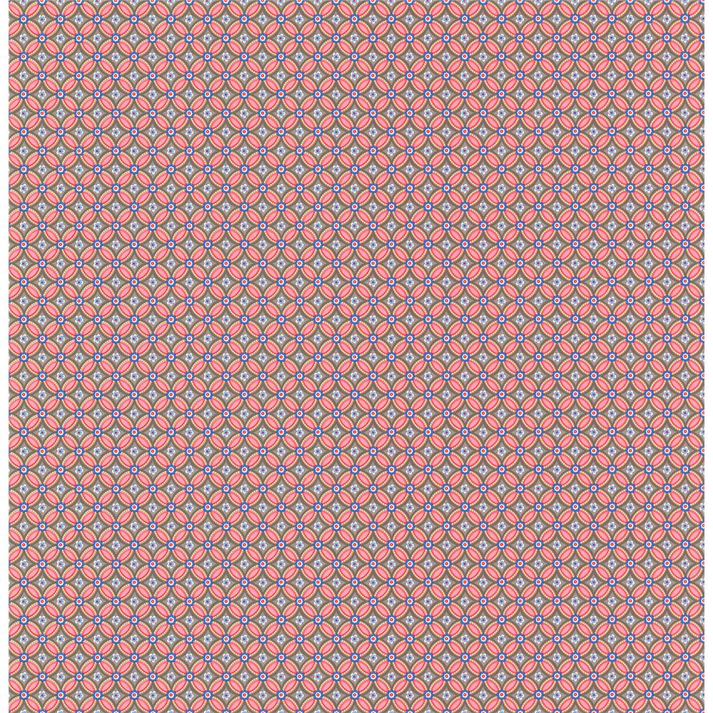 Eijffinger by Brewster 341025 Pip III Eebe Gray Floral Geometric Wallpaper in Gray