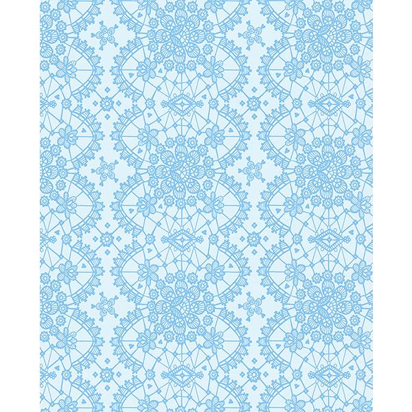 Eijffinger by Brewster 359012 Myte Cyaan Lace Wallpaper