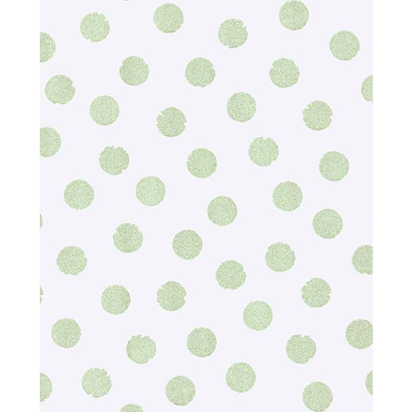 Eijffinger by Brewster 359062 Odette Mint Stamped Dots Wallpaper
