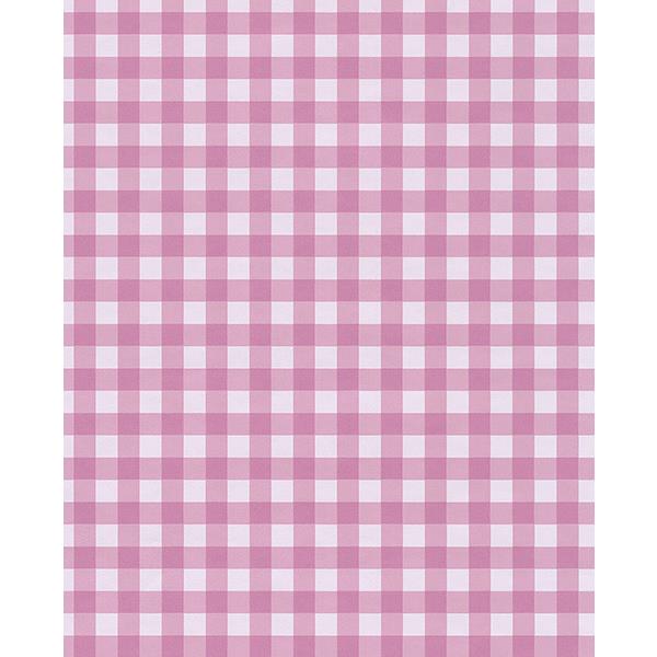 Eijffinger by Brewster 359084 Kay Pink Vichy Check Wallpaper