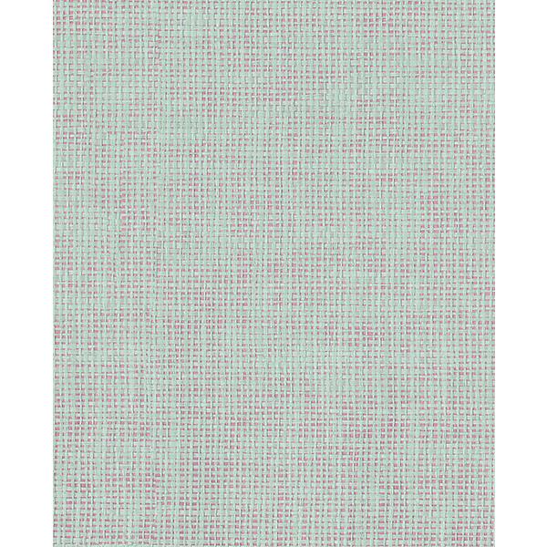 Eijffinger by Brewster 359122 Anya Mint/Pink Paper Weave Wallpaper