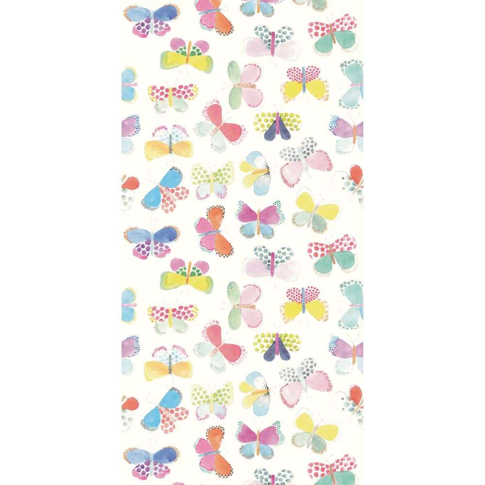 Eijffinger by Brewster 359150 White Butterflies In My Stomach Wall Mural