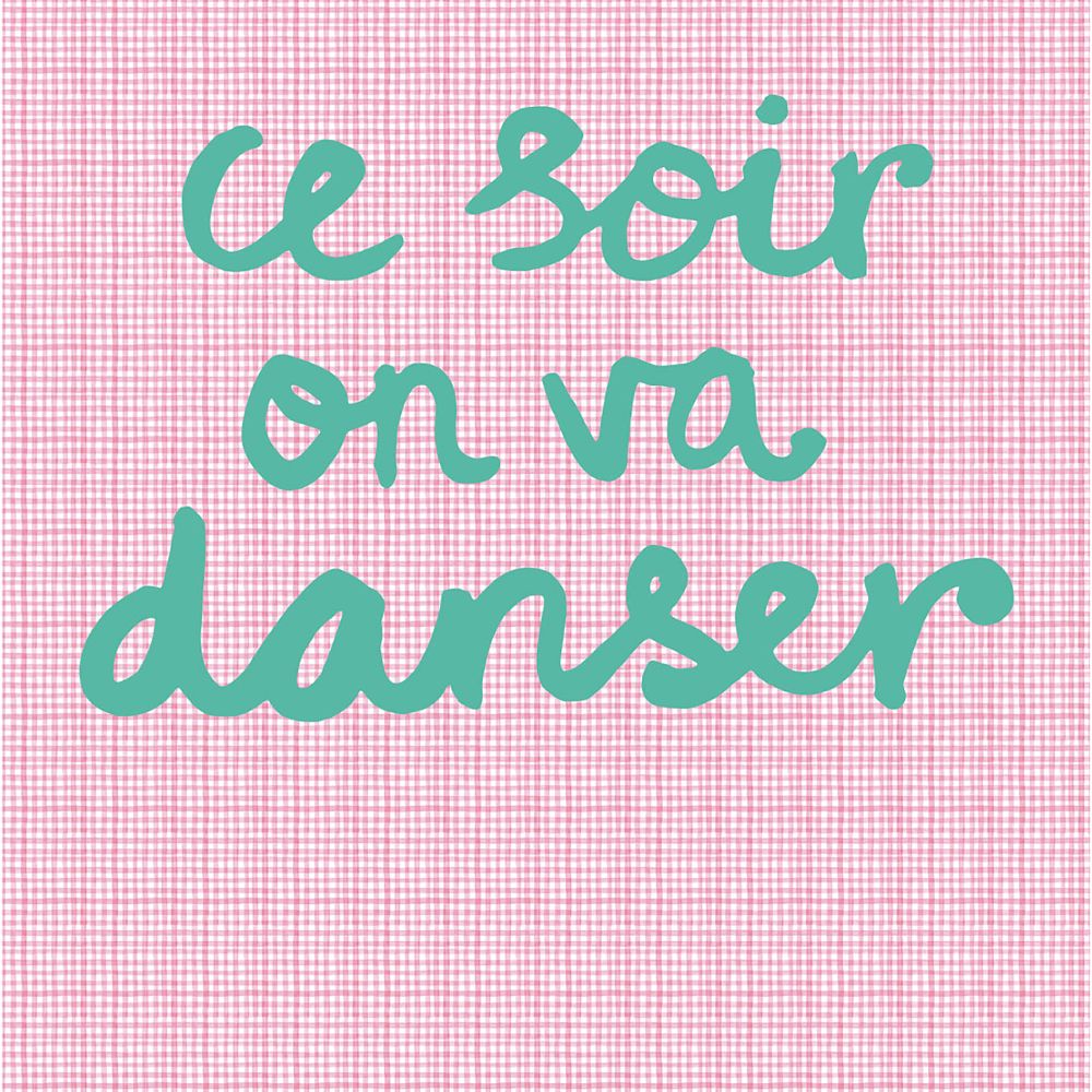 Eijffinger by Brewster 359165 Pink Tonight We Will Dance Wall Mural
