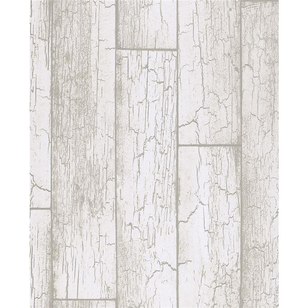 Eijffinger by Brewster 369020 Esmee Off-White Wood Wallpaper