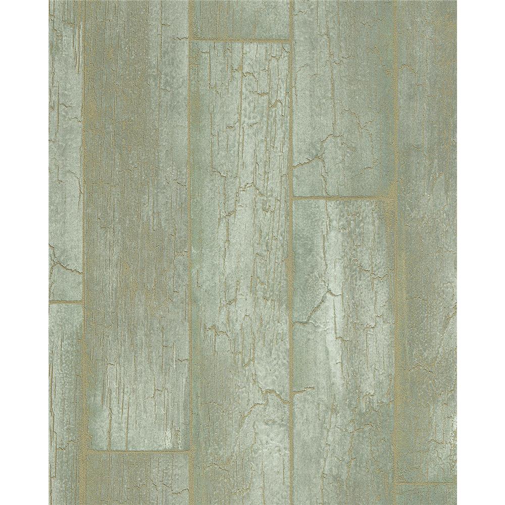 Eijffinger by Brewster 369024 Esmee Green Wood Wallpaper