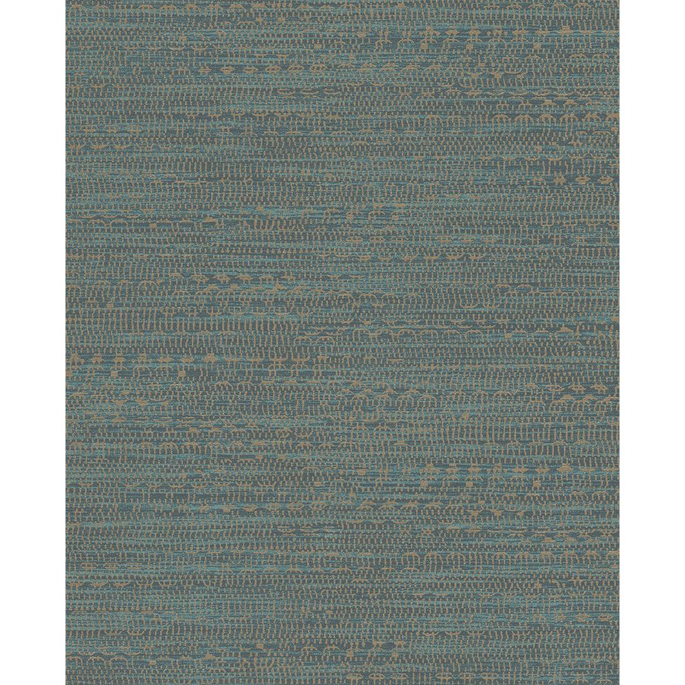 Eijffinger by Brewster 376034 Takamaka Teal Texture Wallpaper